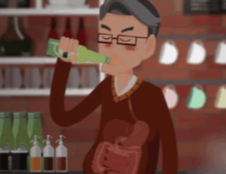喝酒傷身，小心“干杯”變“肝悲”！